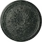 Ekena Millwork Luton Ceiling Medallion (Fits Canopies up to 1 1/8"), 15 3/4"OD x 5/8"P, Painted Turtle Crackle CM16LUPTC - alternate 1